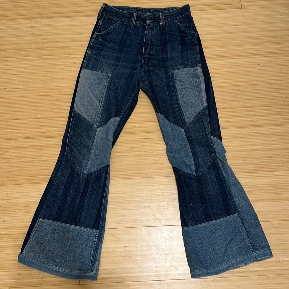 Vintage patchwork flares